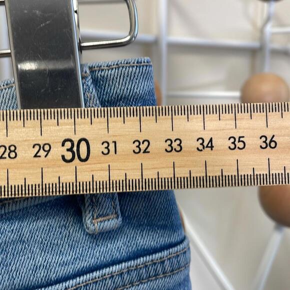 DL1961 - Hepburn Wide Leg High Rise Flare Denim Jeans - Blue - 26 - Picture 9 of 15